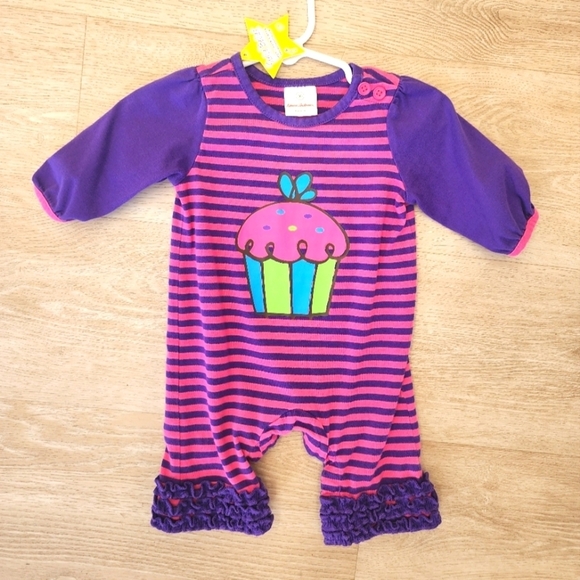 HANNA ANDERSON FUN ROMPER for baby (sz 50-6/9m) - Picture 1 of 4
